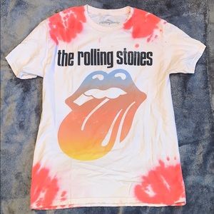 Rolling stone tie dye t-shirt🌈👅